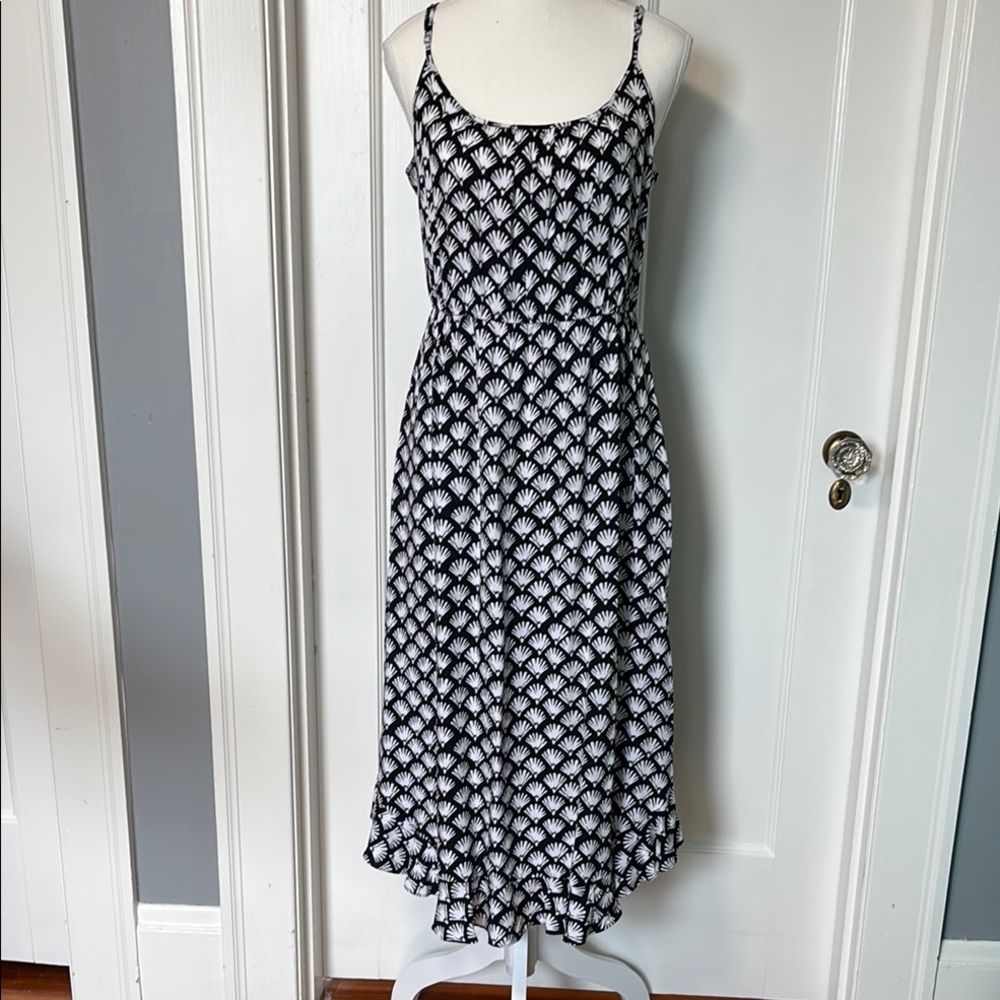 J Crew Summer Black & White Dress